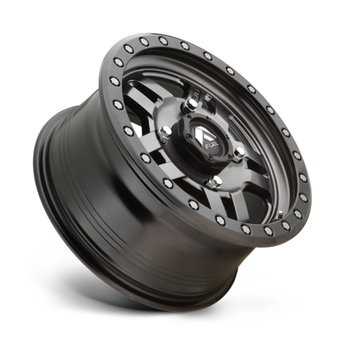 Fuel UTV ANZA UTV 15x7 Matte Gun Metal Black Bead Ring Wheel - 4x156 Bolt Pattern, +13 Offset