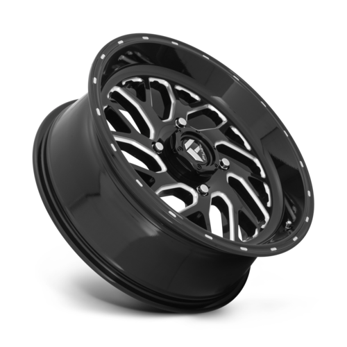 Fuel UTV Triton 18x7 Wheel with Gloss Black Milled Finish – 4x156 Bolt Pattern