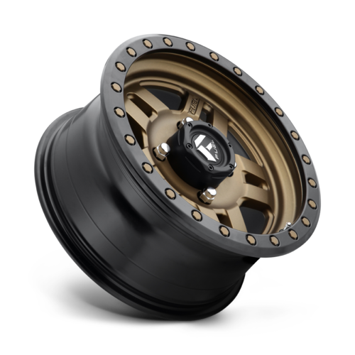 Fuel UTV ANZA 15x7 Matte Bronze Black Bead Ring Wheel with 4x156 Bolt Pattern and +13 Offset
