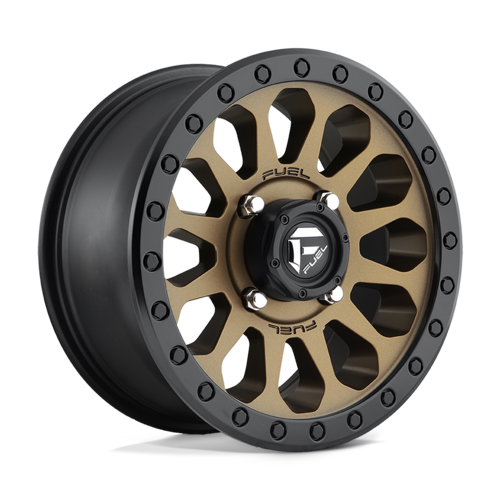 Fuel UTV D600 VECTOR 15x7 Matte Bronze Black Bead Ring Wheel with 4x156 Bolt Pattern and 13mm Offset