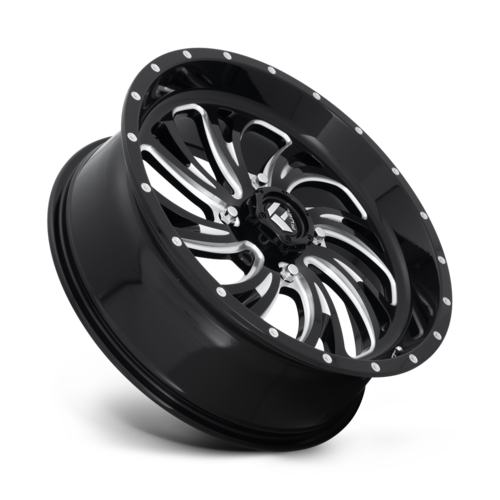 Fuel UTV D641 KOMPRESSOR 20x7 Gloss Black Milled Off-Road Wheel