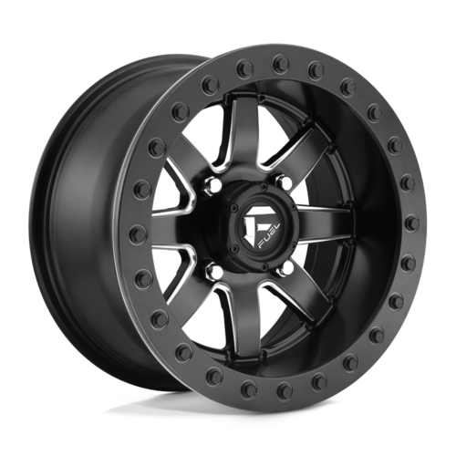 Fuel UTV D928 Maverick LT Beadlock Wheel - 15x8 Matte Black with 4x156 Bolt Pattern
