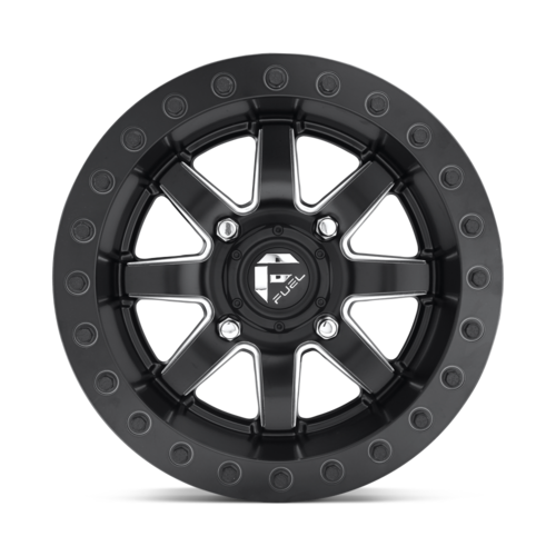 Fuel UTV D928 Maverick LT Beadlock Wheel - 15x8 Matte Black with 4x156 Bolt Pattern