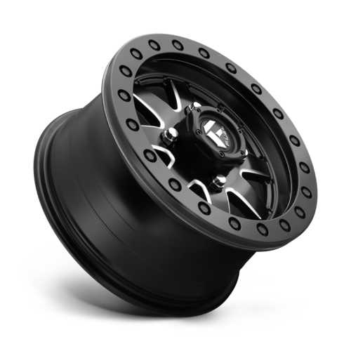 Fuel UTV D938 Maverick HD Matte Black 15x7 Beadlock Wheels with 4x156 Bolt Pattern and +13 Offset