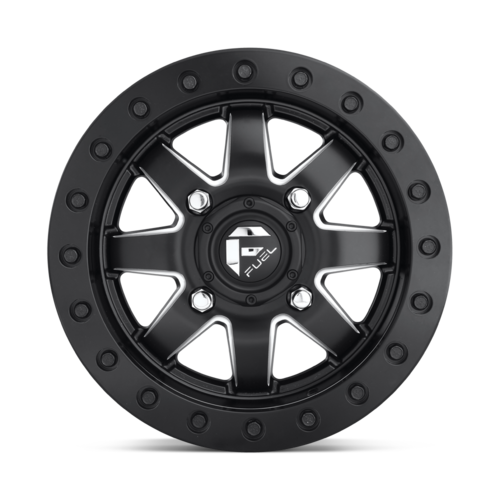 Fuel UTV D938 Maverick HD Matte Black 15x7 Beadlock Wheels with 4x156 Bolt Pattern and +13 Offset