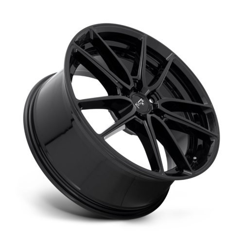 Niche 1PC DFS 18x8 Inch Gloss Black Wheel with 5x120 Bolt Pattern and +40 Offset