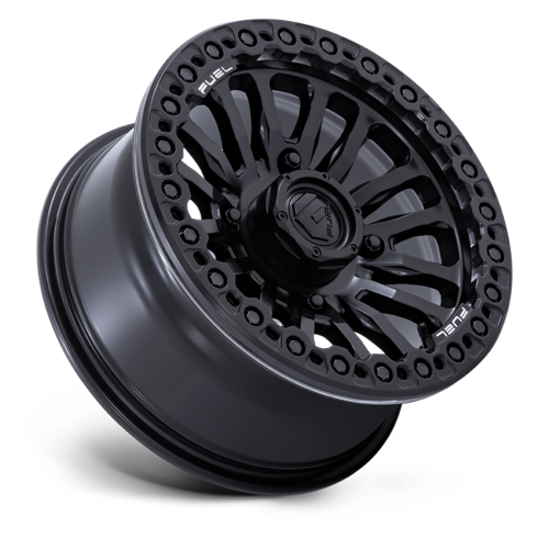Fuel UTV FV125 RINCON Beadlock 15x7 Inch Wheels with 4x156 Bolt Pattern and Blackout Finish