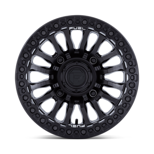 Fuel UTV FV125 RINCON Beadlock 15x7 Inch Wheels with 4x156 Bolt Pattern and Blackout Finish
