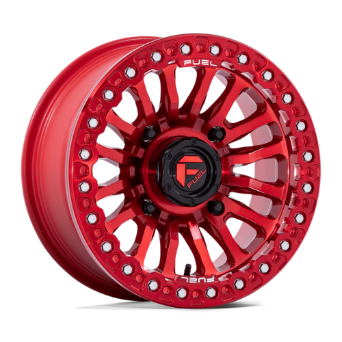 Fuel UTV FV125 RINCON Beadlock Wheel 15x7 with 4x156 Bolt Pattern and Candy Red Finish
