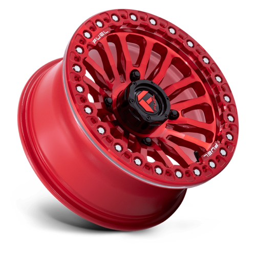 Fuel UTV FV125 RINCON Beadlock Wheel 15x7 with 4x156 Bolt Pattern and Candy Red Finish