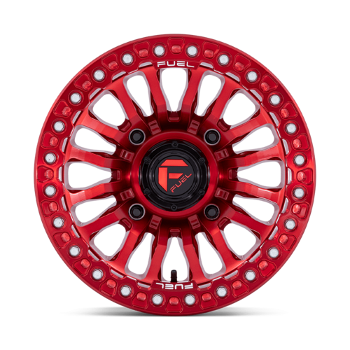 Fuel UTV FV125 RINCON Beadlock Wheel 15x7 Inches with 4x137 Bolt Pattern and Candy Red Finish