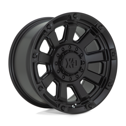 XD XD852 Gauntlet 17x9 Satin Black Wheel with 5x127/5x139.7 Bolt Pattern