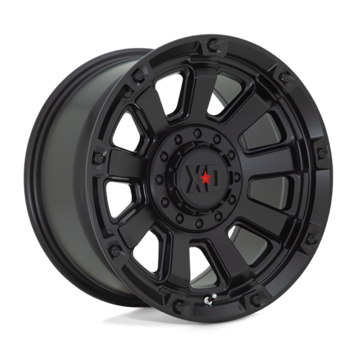 XD XD852 Gauntlet 17x9 Satin Black Wheel with 5x127/5x139.7 Bolt Pattern