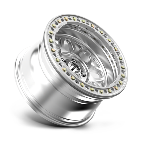 KMC KM235 Grenade Crawl Beadlock Wheel – 18x9 Inches, 5x127 Bolt Pattern, Machined Finish, Offset -24