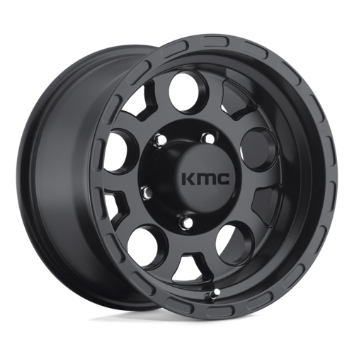 KMC KM522 ENDURO 17x9 Matte Black Off-Road Wheel with -6mm Offset