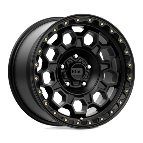 KMC KM545 Trek 17x9 Satin Black Wheel with 5x127 Bolt Pattern