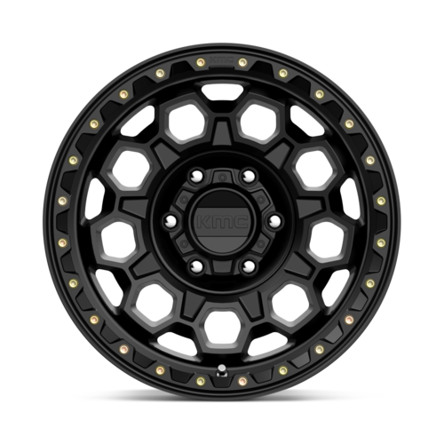 KMC KM545 Trek 17x9 Satin Black Off-Road Wheel with 6x139.7 Bolt Pattern