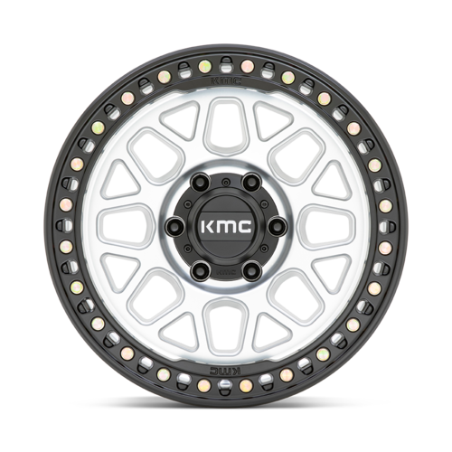 KMC GRS 20x9 Wheel with Satin Black Lip Finish and 6x139.7 Bolt Pattern