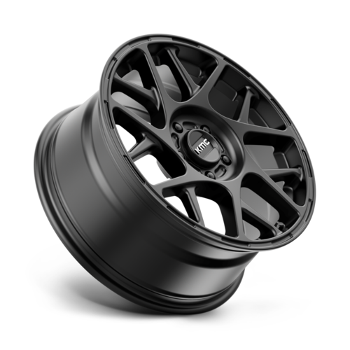 KMC KM708 Bully 17x8 Satin Black Wheel with 5x108 Bolt Pattern and 38mm Offset