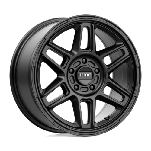 KMC KM716 Nomad 17x8 Satin Black Alloy Wheel with 5x110 Bolt Pattern and 38mm Offset