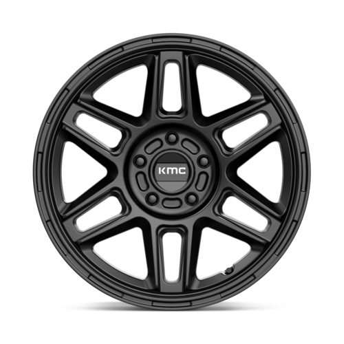 KMC KM716 Nomad 17x8 Satin Black Alloy Wheel with 5x110 Bolt Pattern and 38mm Offset