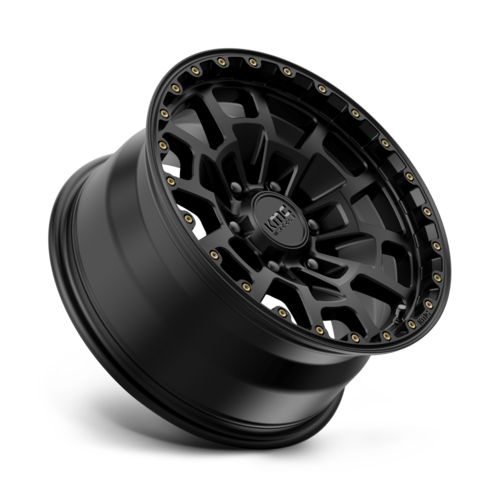 KMC KM718 Summit 17x8.5 Satin Black Alloy Wheel with 6x139.7 Bolt Pattern