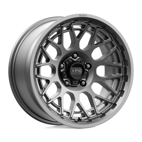 KMC KM722 TECHNIC 18x9 Inch Anthracite Alloy Wheel with 5x127 Bolt Pattern