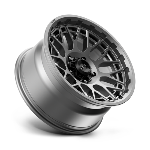 KMC KM722 TECHNIC 18x9 Inch Anthracite Alloy Wheel with 5x127 Bolt Pattern