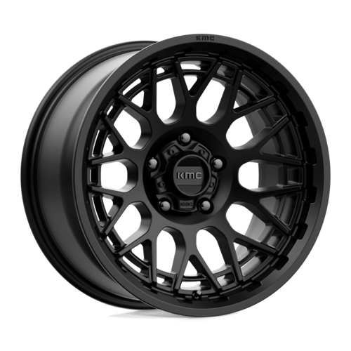 KMC KM722 Technic 17x8.5 Satin Black Wheel with 5x127 Bolt Pattern