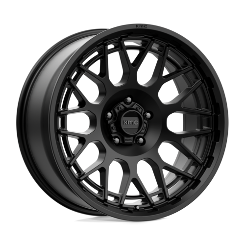 KMC KM722 Technic Satin Black 20x9 Inch Wheel with 5x127 Bolt Pattern