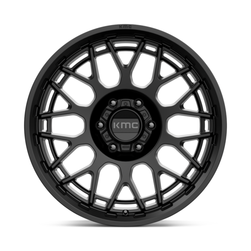 KMC KM722 Technic 20x9 Satin Black Wheel with 6x139.7 Bolt Pattern and 18mm Offset