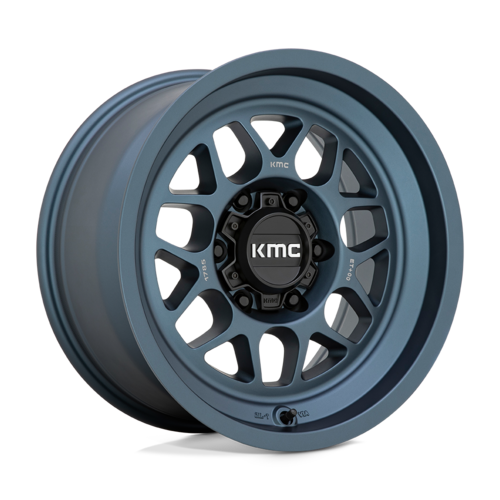 KMC KM725 TERRA 17x8.5 Inch Alloy Wheel in Metallic Blue with 6x139.7 Bolt Pattern