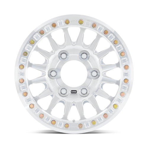 KMC Impact Forged Beadlock 17x9 Wheel with -12 Offset and Machined Finish