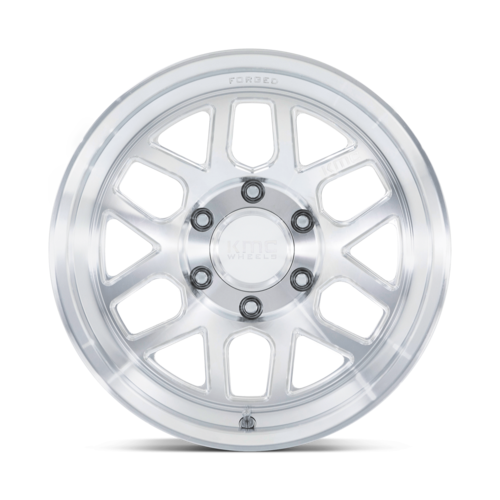 KMC MESA Forged Monoblock Wheel 17x8.5 -10 Offset with Raw Machined Finish