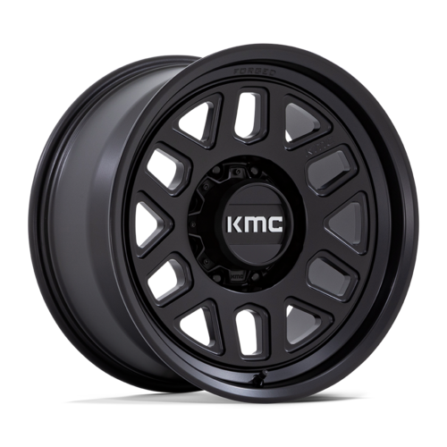 KMC Mesa Forged Monoblock 18x9 Satin Black Wheel - 8x180 Bolt Pattern +18 Offset