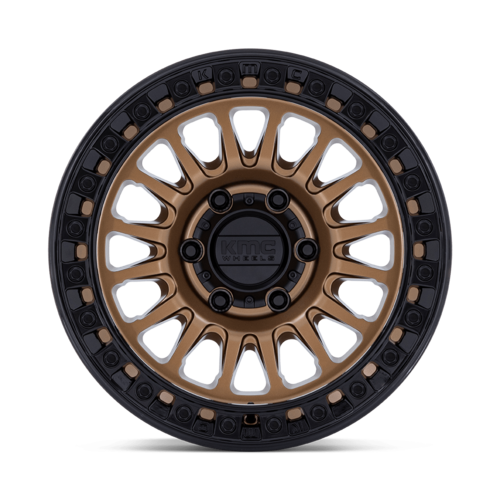 KMC IMS 20x9 Inch Matte Bronze with Gloss Black Lip Wheel - 8x165.1 Bolt Pattern