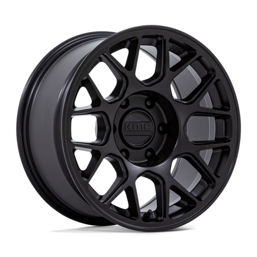 KMC Hatchet 17x8.5 Inch Matte Black Wheel with 6x135 Bolt Pattern