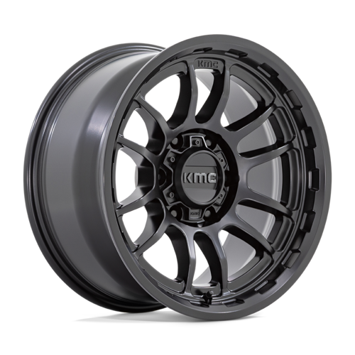 KMC KM727 WRATH 20x9 Satin Black Off-Road Wheel with 6x139.7 Bolt Pattern