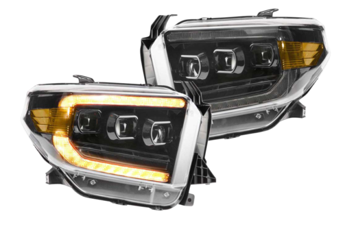 Morimoto MM XB Headlights for Tundra (2014-2020) Amber DRL - Part LF532.2-A-ASM