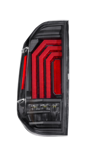 Morimoto LF705.2 Tundra Headlight Pair for 2014-2021 Toyota Tundra in Black