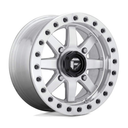 Fuel UTV D937 Maverick HD Beadlock Wheel 15x7 - Raw Machined Finish with 4x137 Bolt Pattern and +38 Offset