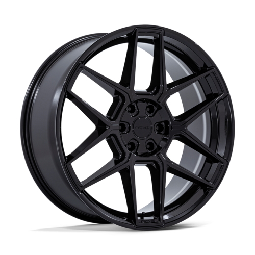 Niche 1PC RISE 22x9.5 Black Gloss Finish Alloy Wheel with 5x120 Bolt Pattern and +30 Offset