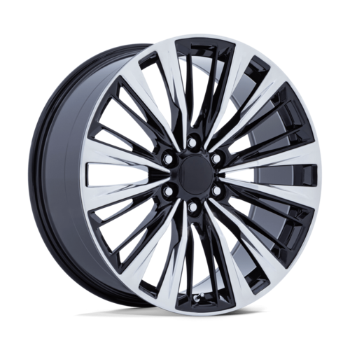 Performance Replicas PR226 24x10 Gloss Black Polished Wheel with 6x139.7 Bolt Pattern and +31 Offset