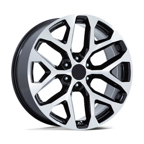 Performance Replicas PR177 20x9 Gloss Black Machined Face Wheel with 6x139.7 Bolt Pattern and +24 Offset