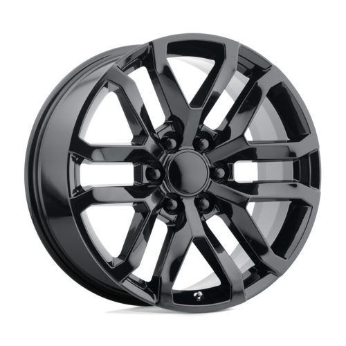 Performance Replicas PR196GB 22x9 Inch Gloss Black Alloy Wheel with 6x139.7 Bolt Pattern and 78.10mm Center Bore