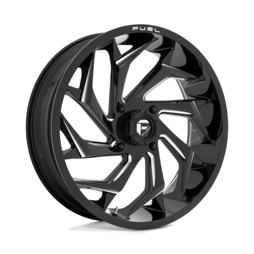 Fuel UTV Reaction 20x7 Wheel with Gloss Black Milled Finish - 4x156 Bolt Pattern