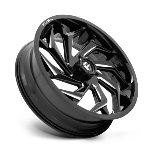 Fuel UTV Reaction Wheel 24x7 4x156 Gloss Black Milled D753