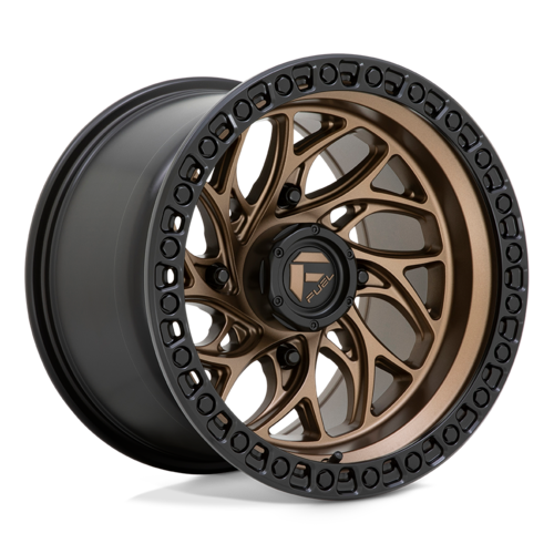 Fuel UTV D777 Runner UTV 15x10 Bronze with Black Ring Wheel