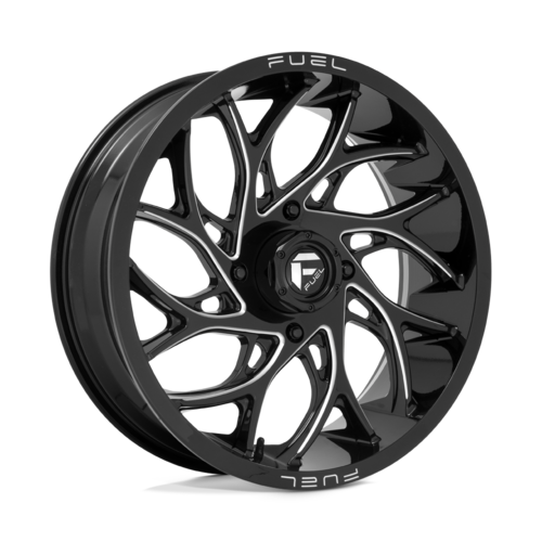 Fuel UTV D741 Runner UTV 20x7 Inch Gloss Black Milled Wheel with 4x137 Bolt Pattern