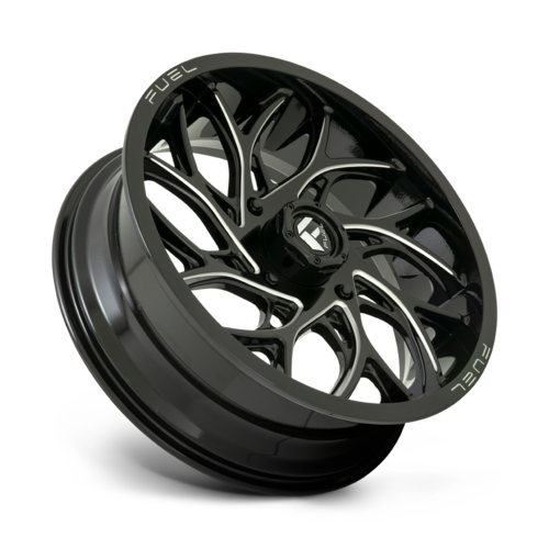 Fuel UTV D741 Runner UTV 20x7 Inch Gloss Black Milled Wheel with 4x137 Bolt Pattern